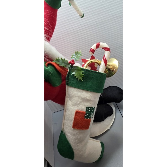 Vintage Annalee '88 Mobilitee Dolls Standing Santa Made in USA 1988 Rare HTF - Picture 5 of 10